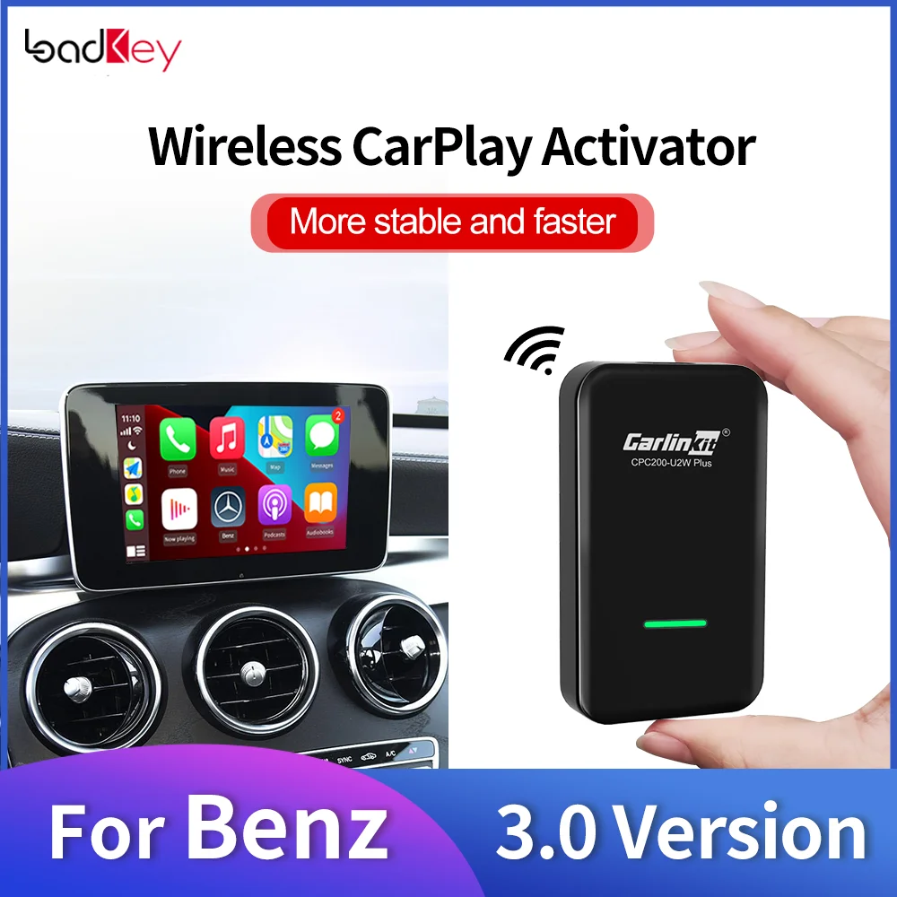 

LoadKey & Carlinkit 3,0 CarPlay Беспроводная связь для Mercedes Benz W205 W204 A B C E S Class CLA GLA CLE GLE GLC GLK E300 E220 C200 C260