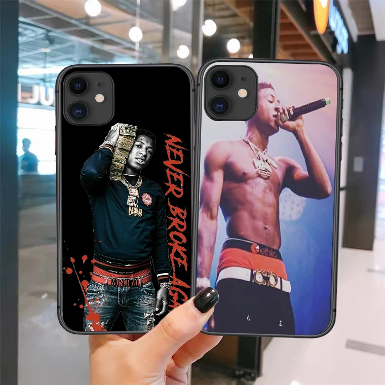 YoungBoy никогда не сломал снова окрашенные оболочки телефона чехол для iPhone 11 12Pro Max 5 6