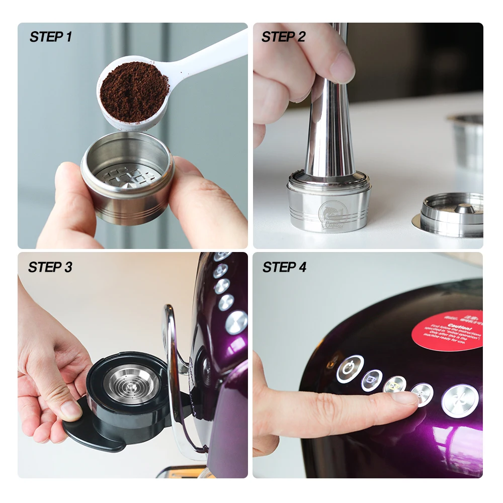 Многоразовый совместимый с Cafissimo K fee caffitalian Tchibo многоразовая капсула Crema