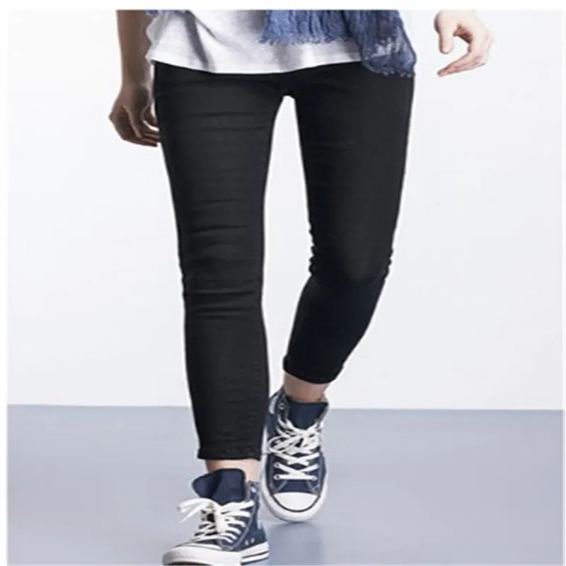 Женские джинсы светло-голубого цвета, обтягивающие женские джинсы карандаш больших размеров, облегающие черные джинсовые брюки длиной до щиколотки, женские эластичные брюки 5XL 6XL