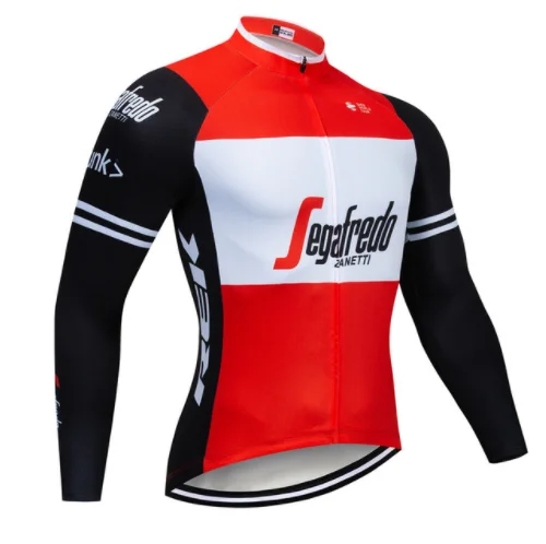 Cycling jersey Treking Pro с длинным рукавом Весна велосипедные майки комплект велосипедная Одежда Форма гоночный велосипед одежда Maillot Ropa Ciclismo зеленый - Цвет: Cycling jersey