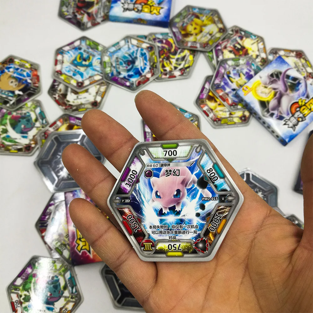 TAKARA TOMY игрушки Покемон карты коллекции Пикачу 168 шт. блестящие флеш-карта 7 шт./кор. 24 коробки/набор Настольная игра для детей подарок