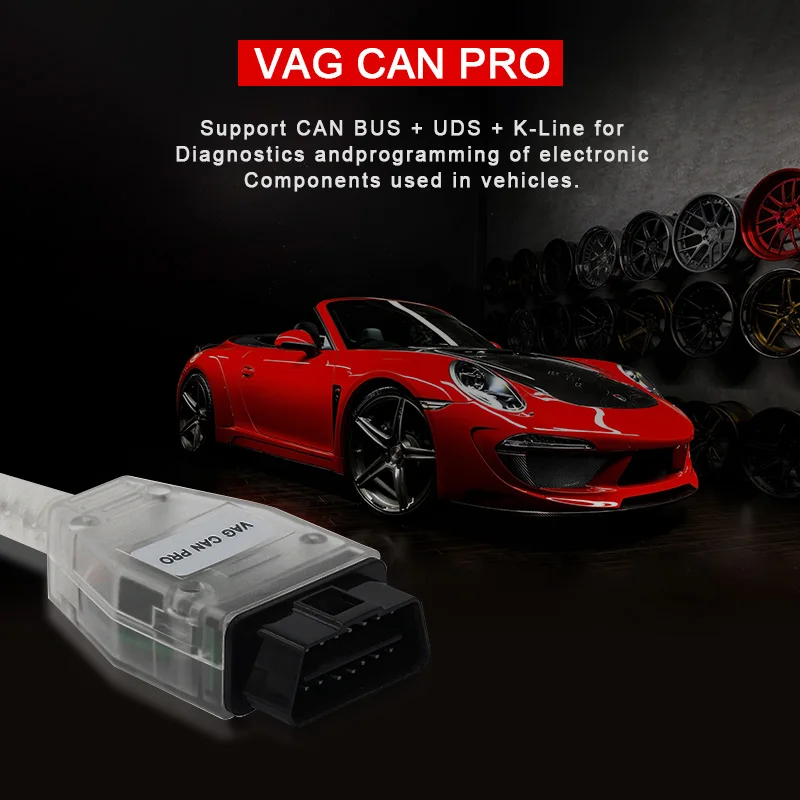 VAG CAN PRO V5.5.1 VCP Сканер Поддержка Can Bus UDS K Line работает для AUDI VAG CAN PRO CAN BUS+ UDS+ K-line специальная распродажа