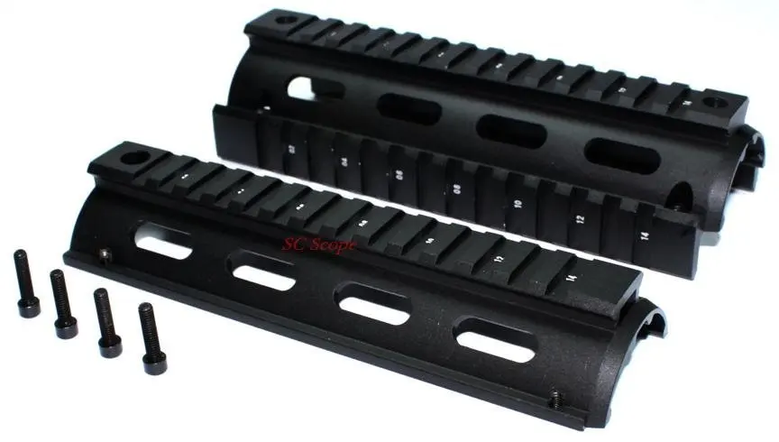 Vector Optics AR15 M4 RIS Handguard Picatinny & Weaver Quad Rail System Free 12-pack Guards