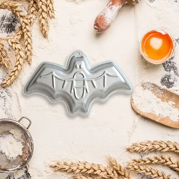 

4.7 Inch Bat Shaped Aluminum 3D Cake Mold Baking Mould Tin Cake Pan for Halloween Party