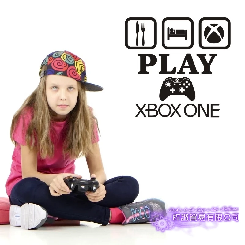 Game Handle Sticker Eat Sleep Play Gamer Decal Gaming Posters Gamer Vinyl Wall Decals Parede Decor Mural Video Game Sticker