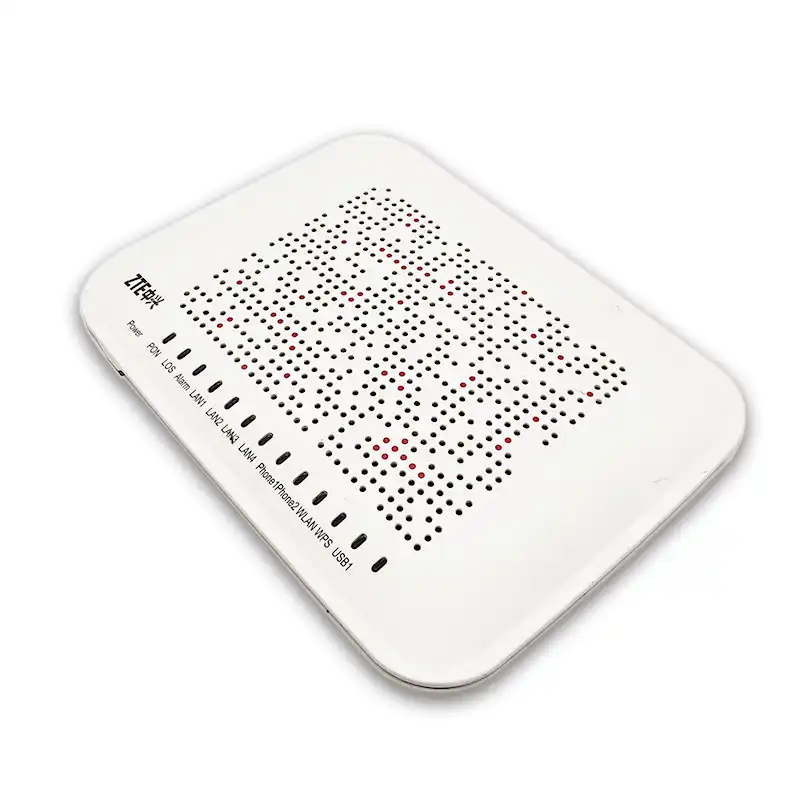 Б/у ZTE 2 шт. Gpon /Epon ONU F460/F660 (оригинальная копия) 4fe + 2TEL ONT 4G однодиапазонный Wi Fi роутер