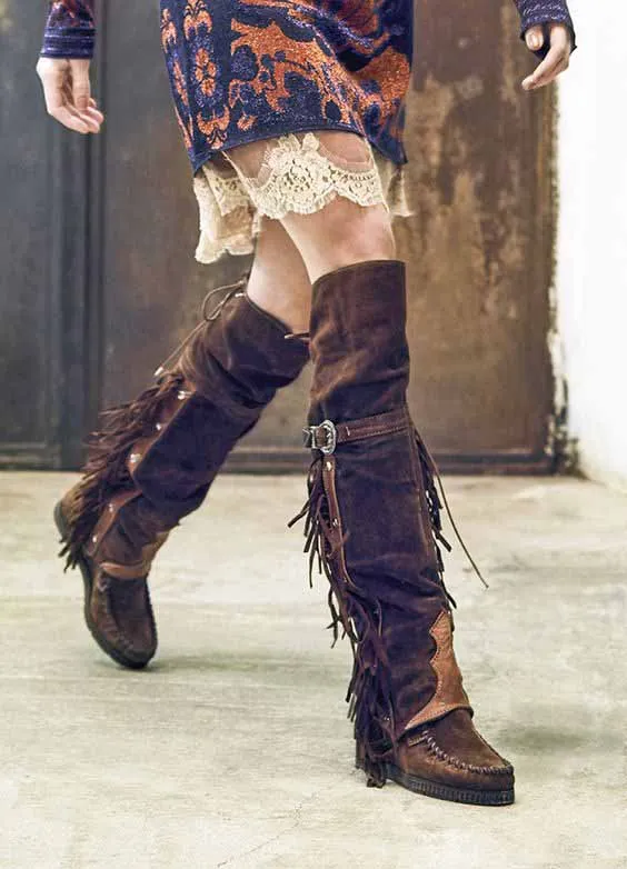 boots femme cloutées