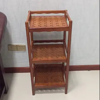 

Kettle bamboo table rice cooker shelf rack wooden home kitchen drinking rack