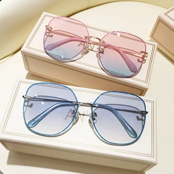 

MS New Oversized Sunglasses for Women Sunglasses Glasses Fashion Female designer sunglasses sol High Quailty UV400