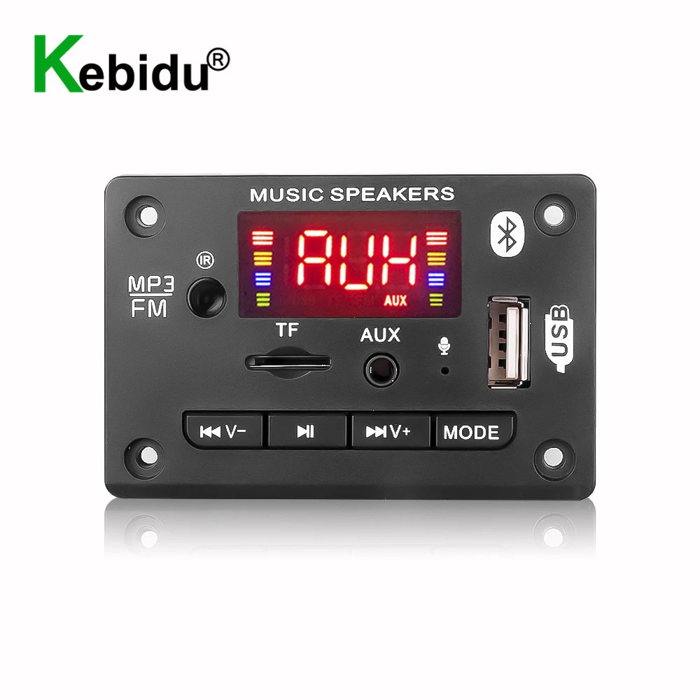 ipod mp3 player Hands-free MP3 Player Decoder Board 5V 12V Bluetooth 5.0 MP3 Module Car FM Radio Support FM TF USB AUX Recorders mp3 music player