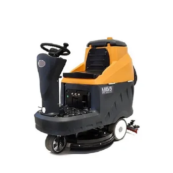

Automatic Electric Ride On Floor Scrubber Machine With Dual Brushes And Factory Price For Sale