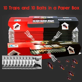 

10Pcs Cockroach House Cockroach Trap Repellent Killing Cockroach house cockroach trap special Cockroach sticky board catcher