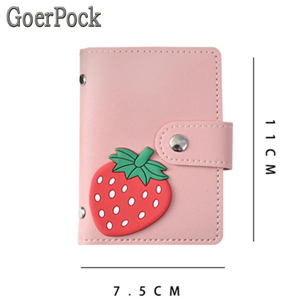 Women Card Holder Wallet PU Leather Cute Cartoon 26 Bit Card Case School Holder Men Women Credit Passport Bag ID Passport