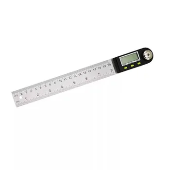 

2-in-1 Angle Finder Protractor Digital Goniometer 200 Mm Stainless Steel Ruler Measurement Of Internal And External Angles