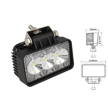 

CARALL FS3449 tail Light rectangular Led Work Light Worklight daytime running lights 12V-24V 9W (3 X3W) IP67 White