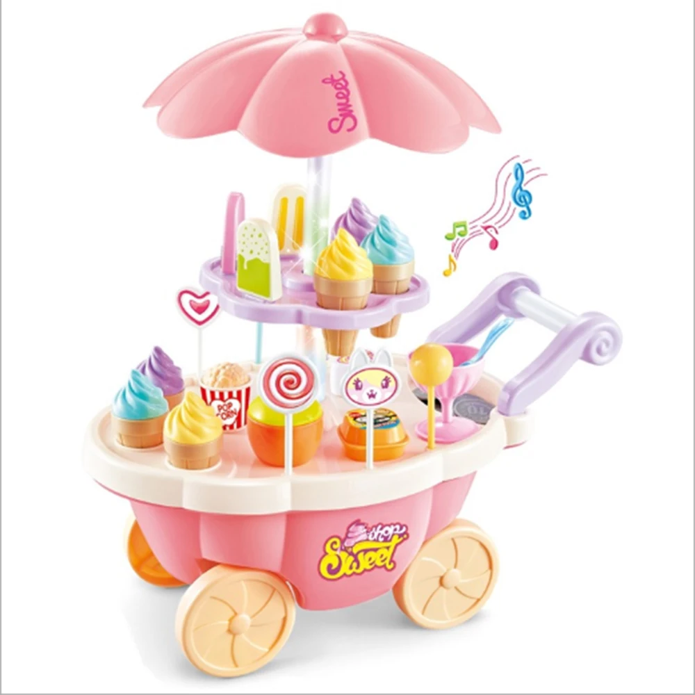 Бесплатная доставка детская вращающаяся платформа Mini Market Sweet|Играем в магазин| |