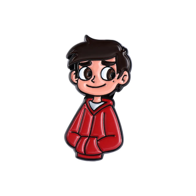 Cute Cartoon Characters Enamel Lapel Pins Magic Wand Brooches Backpack Accessories for Women Men Who Love Anime Custom Jewelry 2