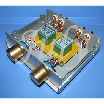 

two audio input two audio output selection passive switcher, 10K: 10K permalloy transformer assembly, non-destructive switching