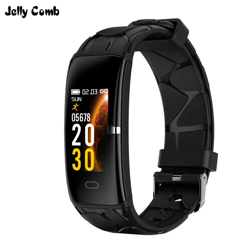  Jelly Comb Sport Men Smart Watch ip67 Blood Pressure Measurement Pedometer Smart Band Waterproof Wo - 4000190627337