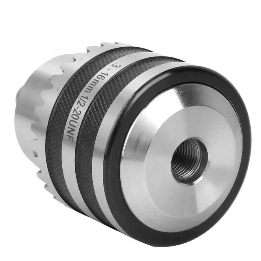1/8"- 5/8" 3-16mm Capacity Key Type Drill Chuck 1/2-20 UNF Mount with Key Type Drill Chuck