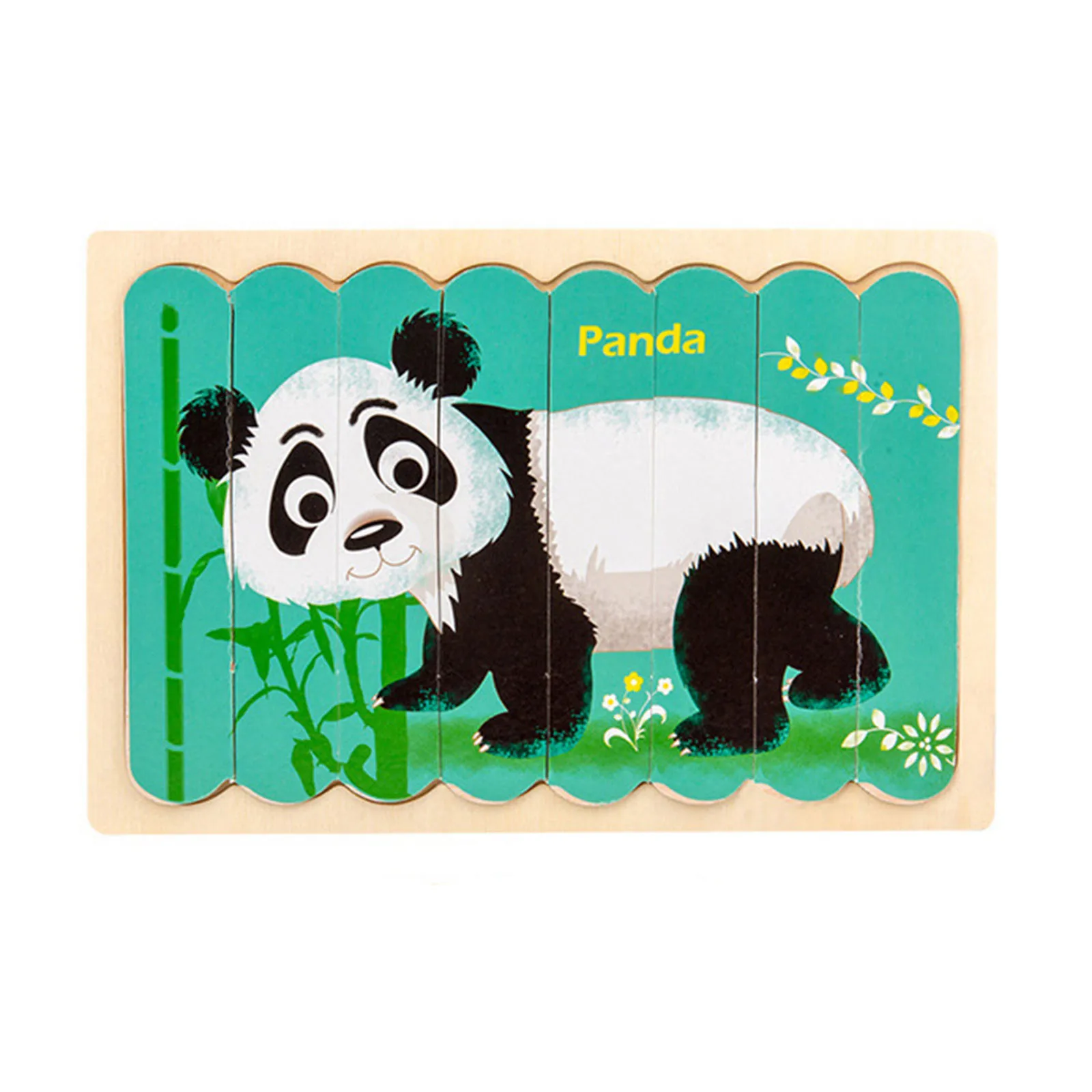 

New Early Education Wooden Stick Puzzle Young Children Ocean Traffic Dinosaur Puzzle Toy Educational Holiday Gift Board Game