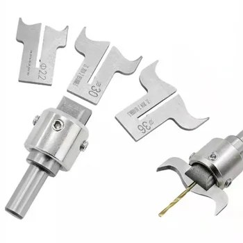 

DIY Wooden Beads Making Kit Drills Bit Rosary Punching Milling Cutter Carbide Router Woodworking Tools WWO66