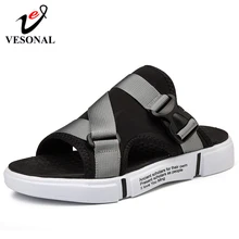 Марка vesonal; повседневная мужская обувь; домашняя обувь для взрослых; мужские уличные тапочки; коллекция года; сезон лето; прогулочная обувь без шнуровки; Мужская обувь; мягкая обувь на плоской подошве