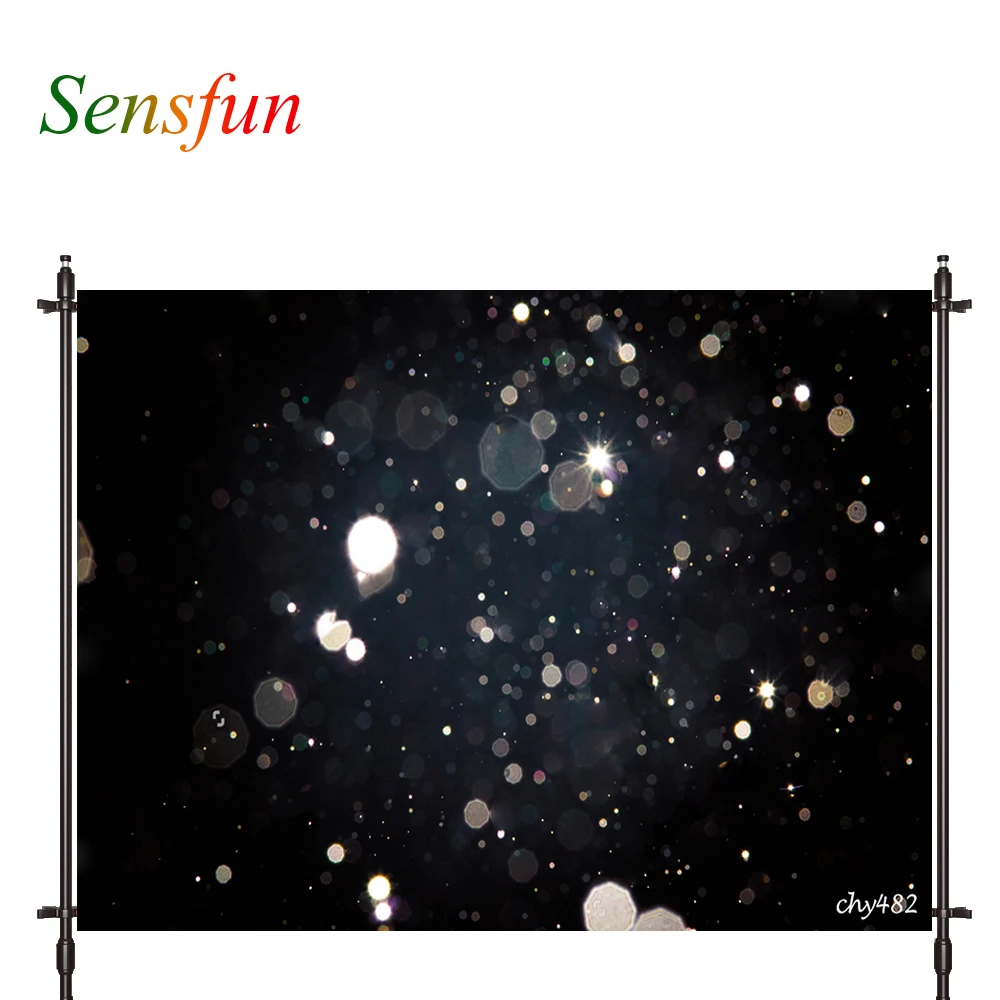 

LEVOO черный Спот боке Блестящий Фон Солнечный свет точки роскошные дети фотостудия семейвечерние НКА день рождения Chy482