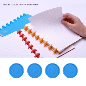 

KW-trio 12pcs Disc Binding Ring T-type Mushroom Hole Loose Leaf Notebook Notepad Binder Fixing Disc Buckle 10mm/15mm/20mm/25mm