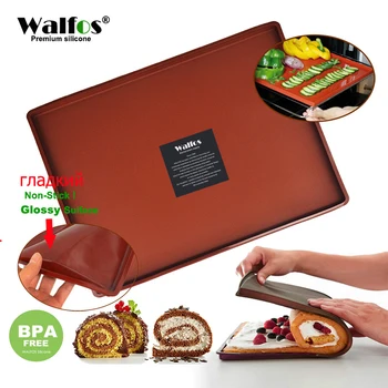 

WALFOS FOOD GRADE Silicone Baking Mat DIY Multifunction Cake Pad Non-Stick Oven Liner Swiss Roll Pad Bakeware Baking Tools