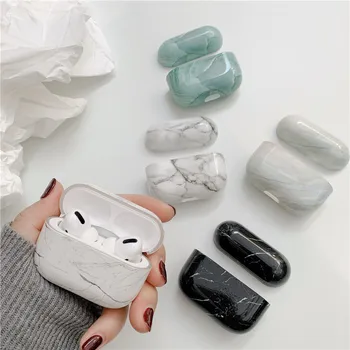 

New Marble Earphone Case For Apple Airpods Pro Case PC Hard headset case For Apple Air Pods Pro 3 Headphone Earpods Charging Box