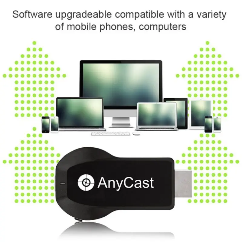 Адаптер для телевизора Anycast M100 2 4 ГГц/телефон 4K Miracast DLNA AirPlay 1080P HDMI Wi Fi|SmartTV-стики и