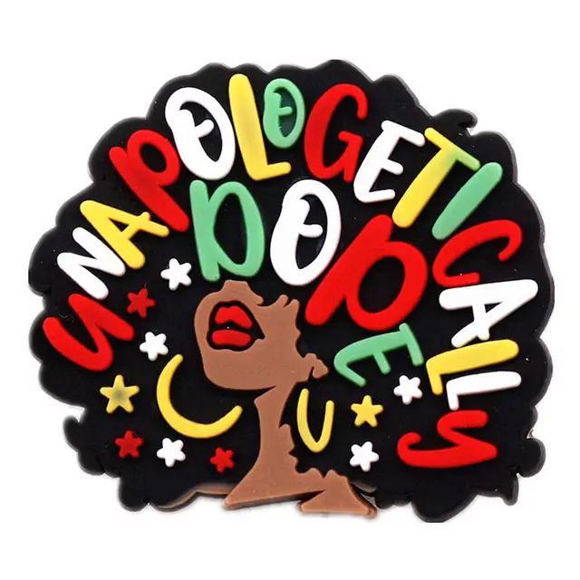 33 Kinds of Melanin Rights Protection Shoe Charms Accessories Black Life Prayer PVC Shoe Decoration for Croc jibz X-mas Gifts C