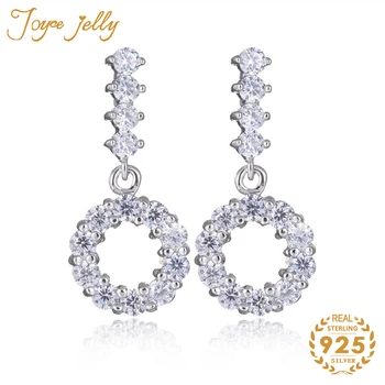 

JoyceJelly 925 Sterling Silver Hoop Earrings for Women Jewelry Simple Classic Style Fine Women Jewelry Fashion Gifts Wholesale