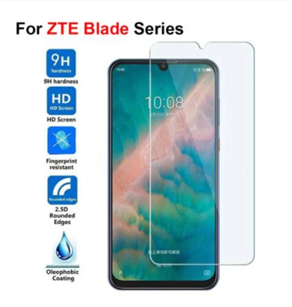 Для ZTE Blade A31 A51 A71 A3 A5 A7 A7s 2020 Lite закаленное стекло на 20 smart V10 Vita Axon 30 Pro защита для
