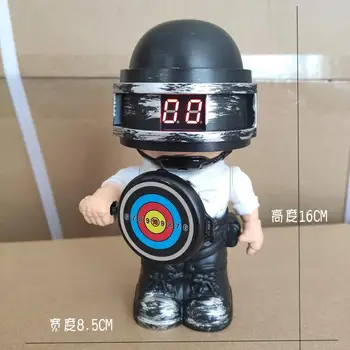 

Zhorya Electronic Score Target Pubg Doll with Sound Water Gel Balls Blaster Shooting Target Toys for Boys Pistol Gun Accessories