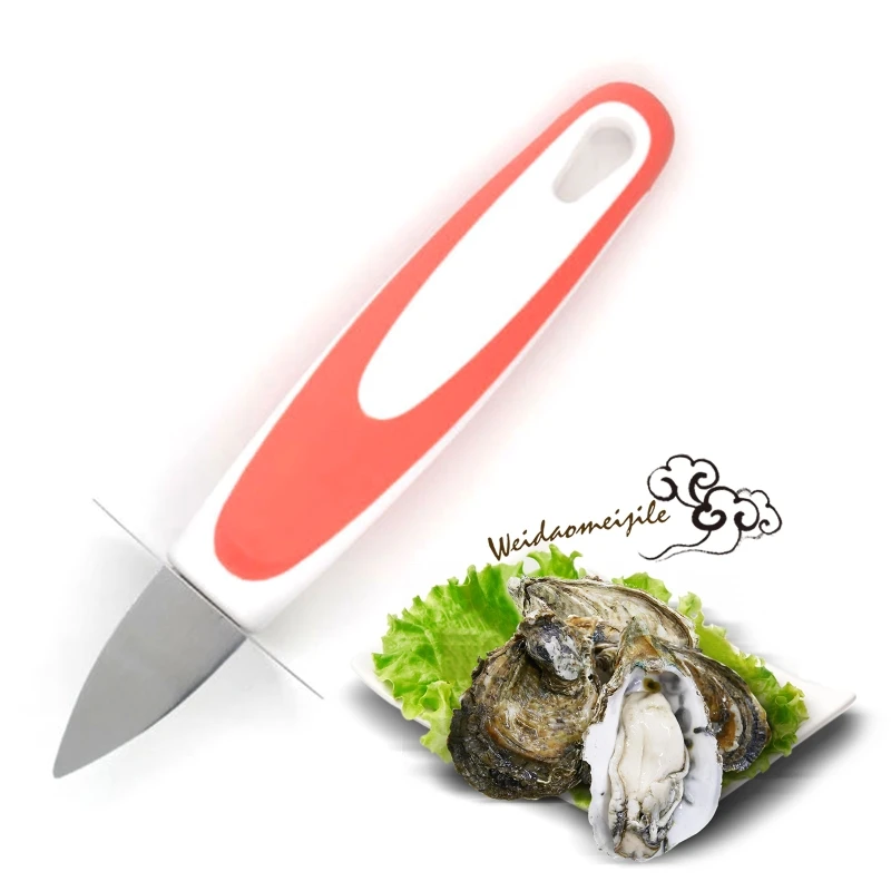 

Oyster Knife with Guard Scallops Opener For Seafood Shell Opening Multi Use Pry Knives Open Oysters and Shells Directly