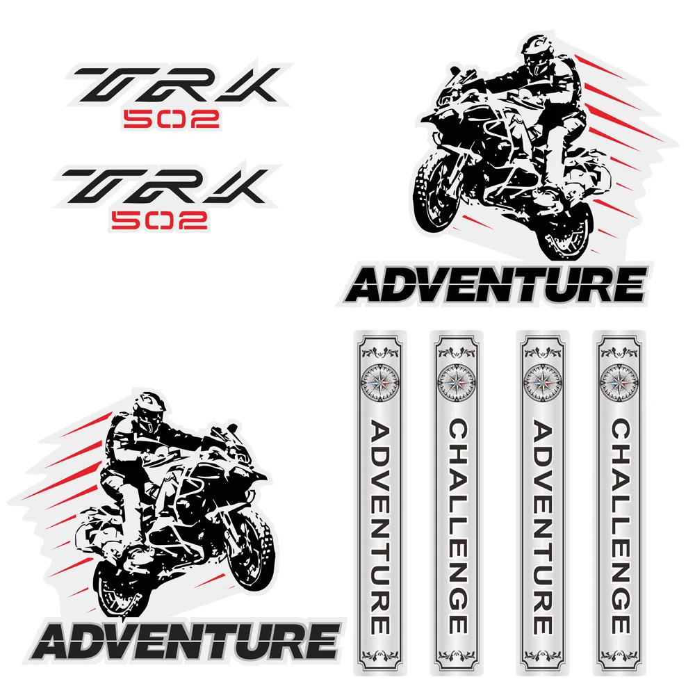 TRK502 502 TRK X TRK521 ADV наклейки Наклейка алюминиевая коробка корзины чемодан седельная сумка боковой задний Чехол TRK мотоцикл для Benelli
