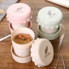 Портативная Пшеничная солома для питья Складная чашка для путешествий для кемпинга