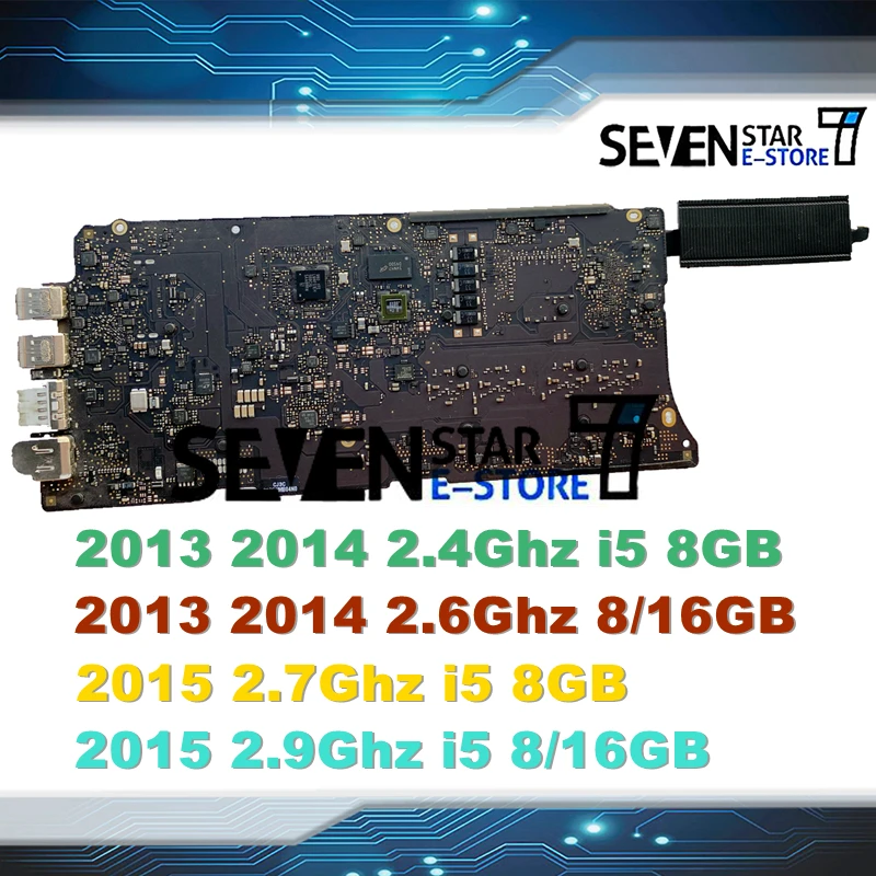Материнская плата GOUZI A1502 i5 2 7G 8 ГБ/3 1 ГБ 16 для MacBook Pro Retina 13 &quotA1502 логическая 820 3476 A 2013 2014 2015 4924 A|ЖК-экран