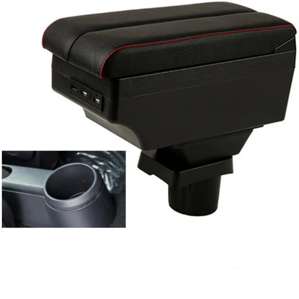 SENYAZON Armrest Box Central Store Content Box for VW UP Interior Armrest Storage Car-Styling Accessories Parts 2009-2018 Beige