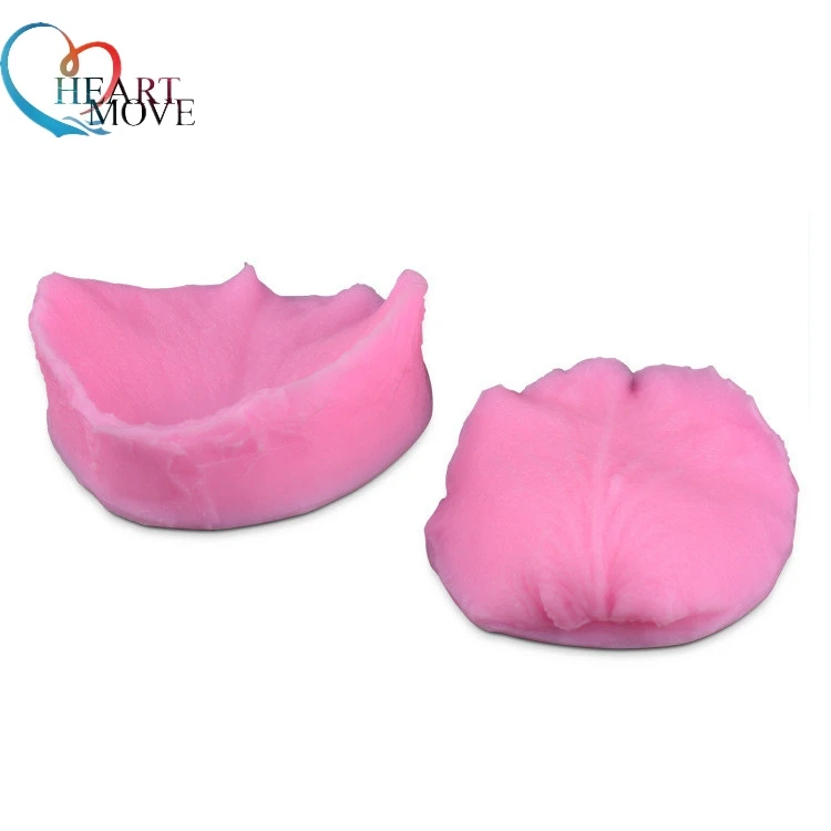 HEARTMOVE 2 Pcs/set Leaf Petal Splint Mold Shape 3D Silicone Cake Mold Fondant Cake Tools For Cupcake 9338