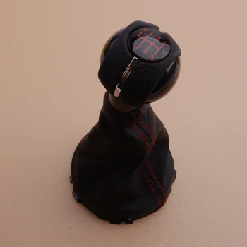 

High Quality PU Leather & PVC 6 Speed Manual Gear Shift Knob Cover Gaiter Boot Fit for Mini Cooper F55 F56 F54 F57 F60
