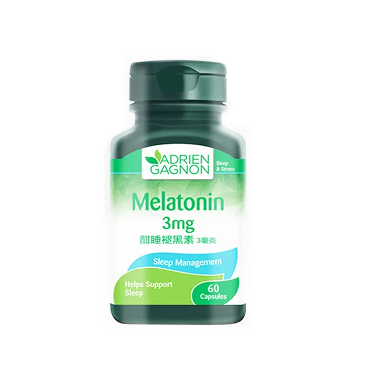 

Adrien Gagnon Melatonin Capsules 3mg 60 Capsules/Bottle Free Shipping