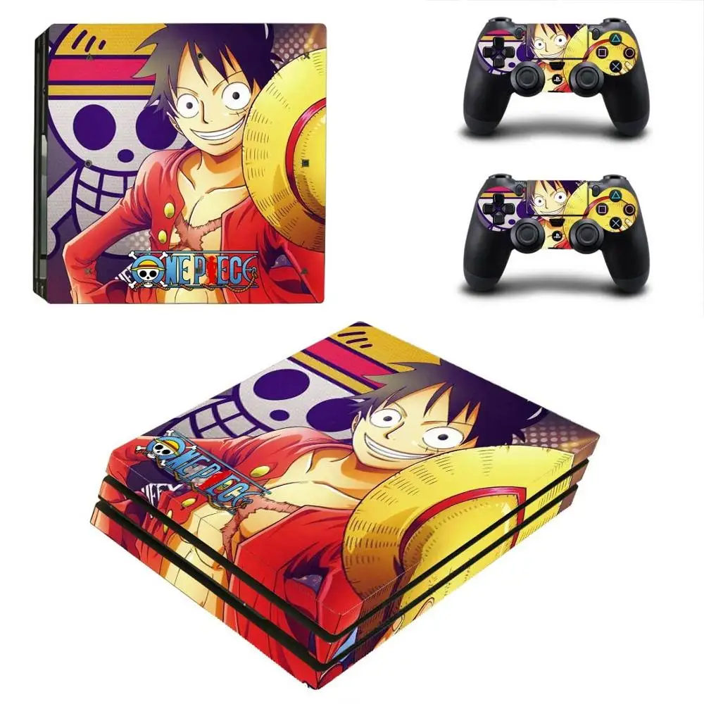 One piece PS4 Pro стикер s PS 4 Play станция 4 Pro виниловые наклейки на кожу Наклейки Обложка для playstation 4 Pro консоль и контроллер