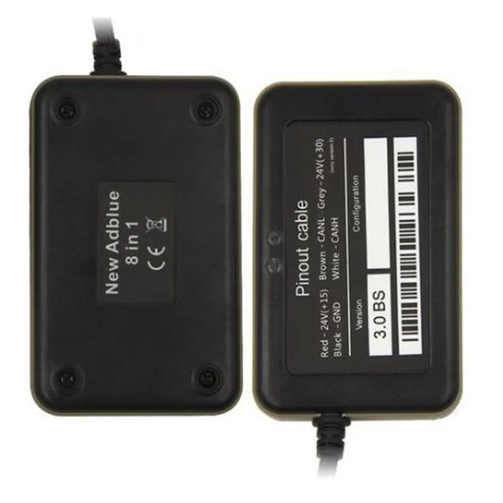 ADBLUE Эмулятор 8 в 1 V3.0 с NOX Датчик Эмулятор поддерживает Евро 4 и 6 инструмент для удаления для 8 видов грузовиков OBD2 сканер