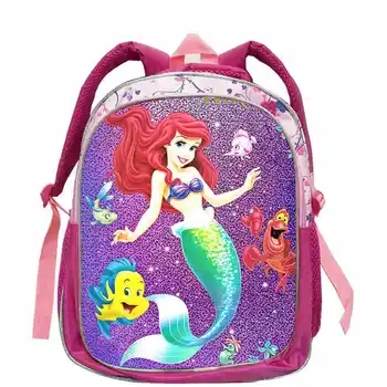 

Disney Baby Backpack Little Mermaid Ariel Princess Children School Bag Kindergarten Preschool Elementary Backpacks for Girl