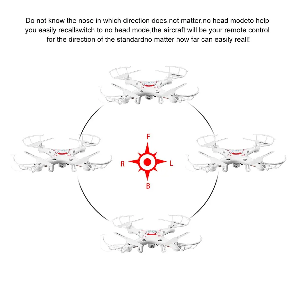 X5C-1 2,4G 4 канала 4 оси 6-осный гироскоп Безголовый RC Quadcopter RTF р/у с пультом дистанционного управления Управление 360 градусов 3D кувыркается