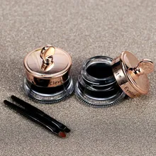 Набор для макияжа стойкий 1 шт. хна подводка для глаз гель+ 1 шт. Кисть для макияжа Водостойкий карандаш для глаз Crayon Yeux Новинка